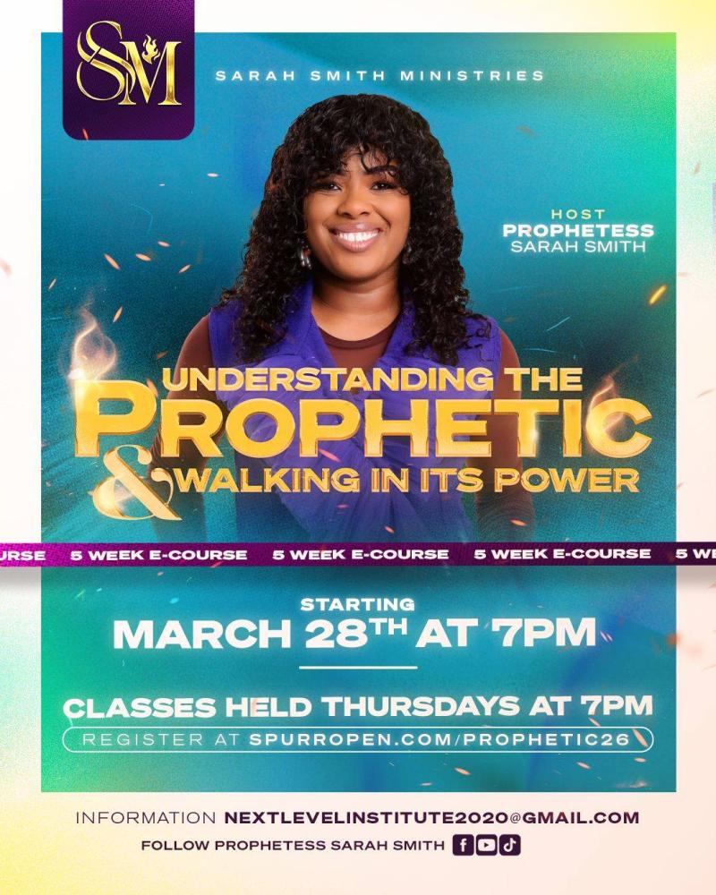 Understanding The Prophetic & Walking In Its Power - SpurrOpen.com